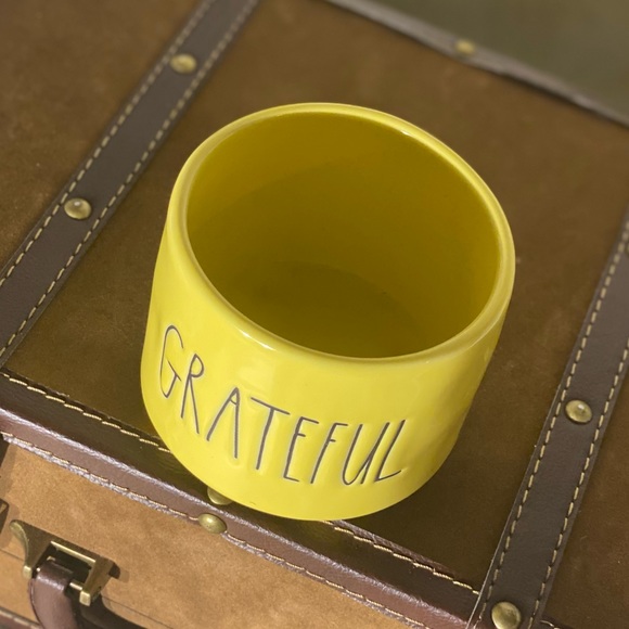 Rae Dunn "GRATEFUL" Mini Planter - Picture 4 of 4